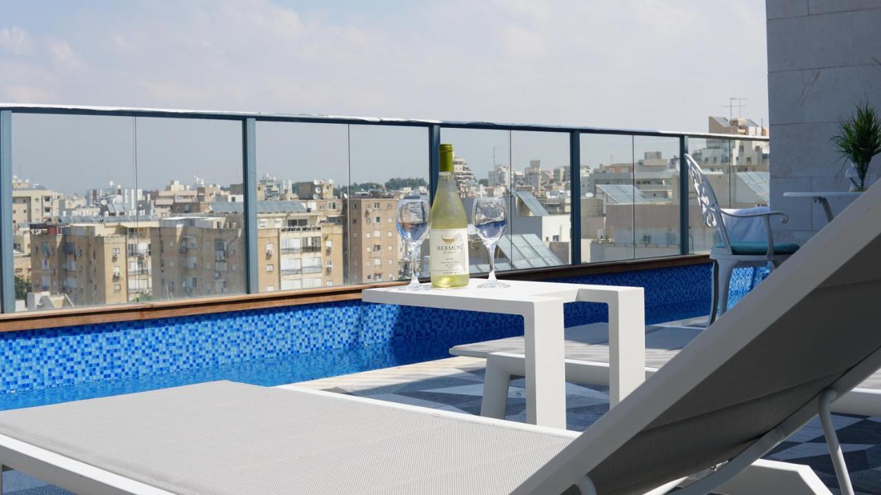 Luxury Rooftop Apartment In 内坦亚 外观 照片